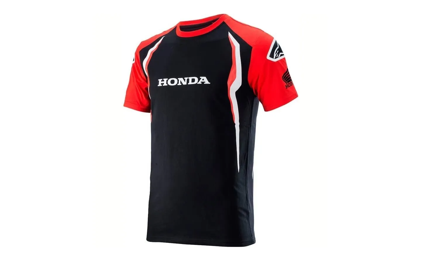 CAMISETA CASUAL ALPINESTARS HONDA TEAMWEAR NEGRO |1H2073300|