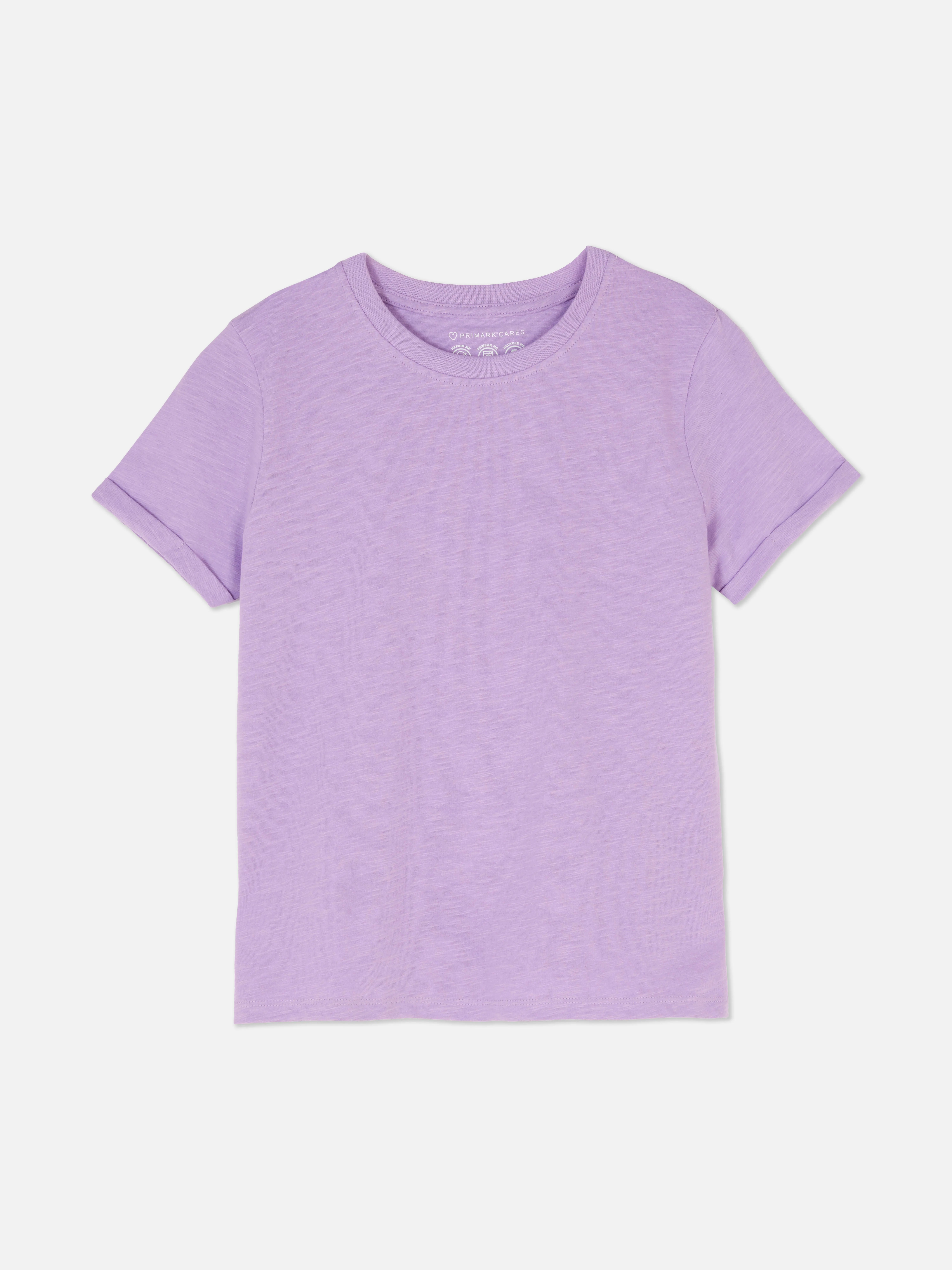 Camiseta de manga corta flameada