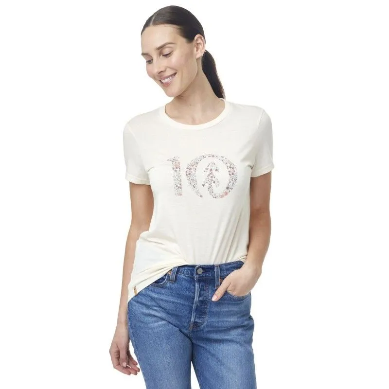 Camiseta de mujer Wildfields Ten (blanca)