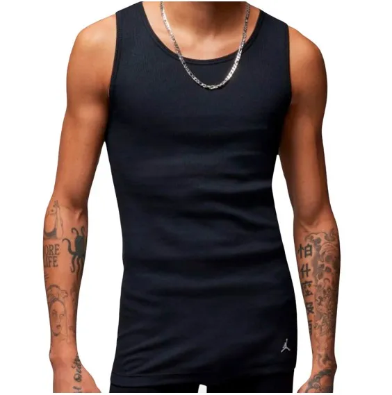 Camiseta Jordan Flight Base Black 2Pk