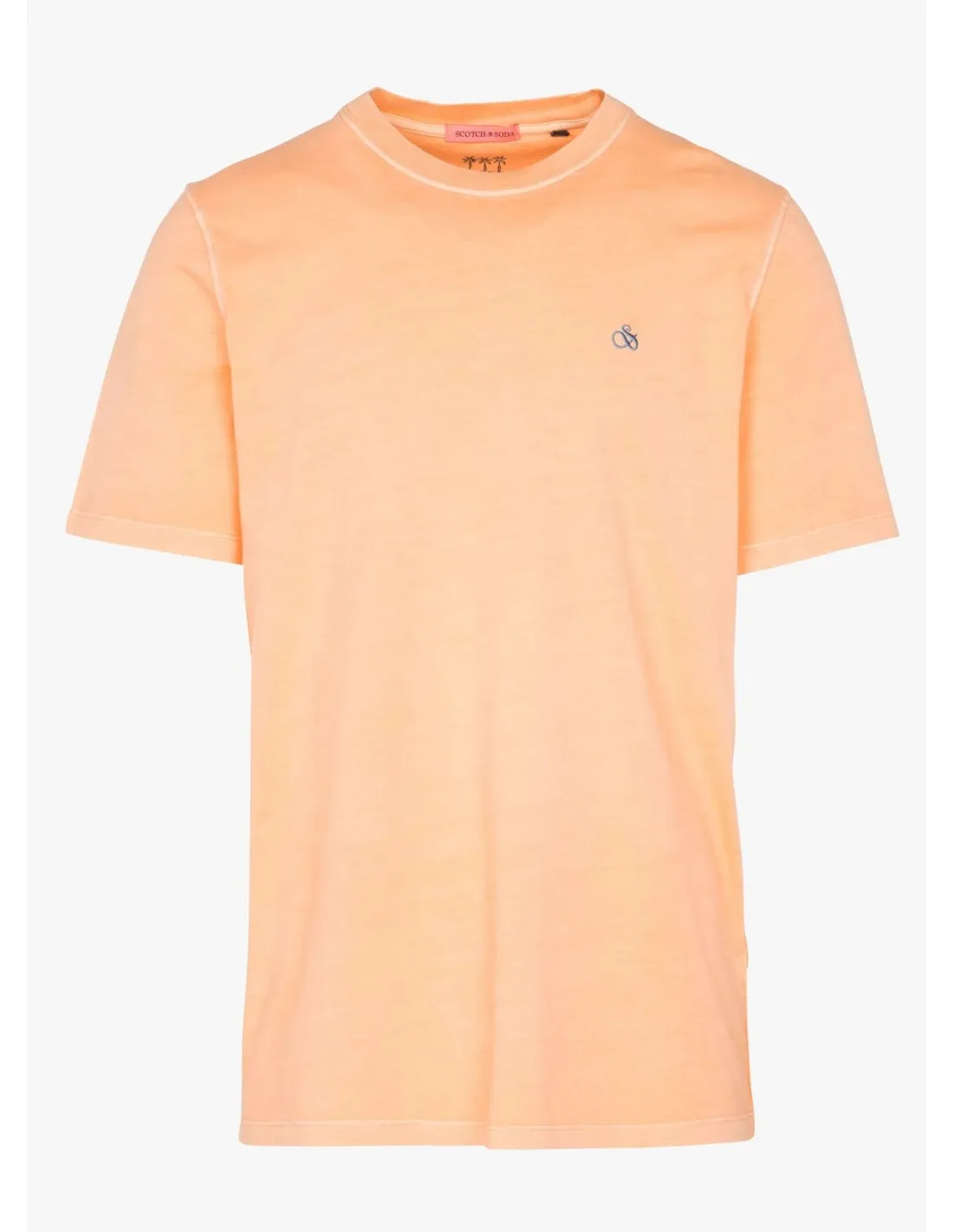 Camiseta Logo Bordado Naranja
