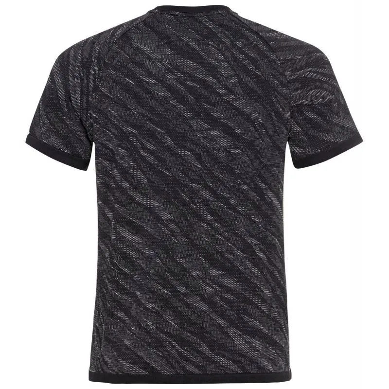 CAMISETA ODLO CREW NECK BLACKCOMB LIGHT (BLACK SPACE DYE) HOMBRE