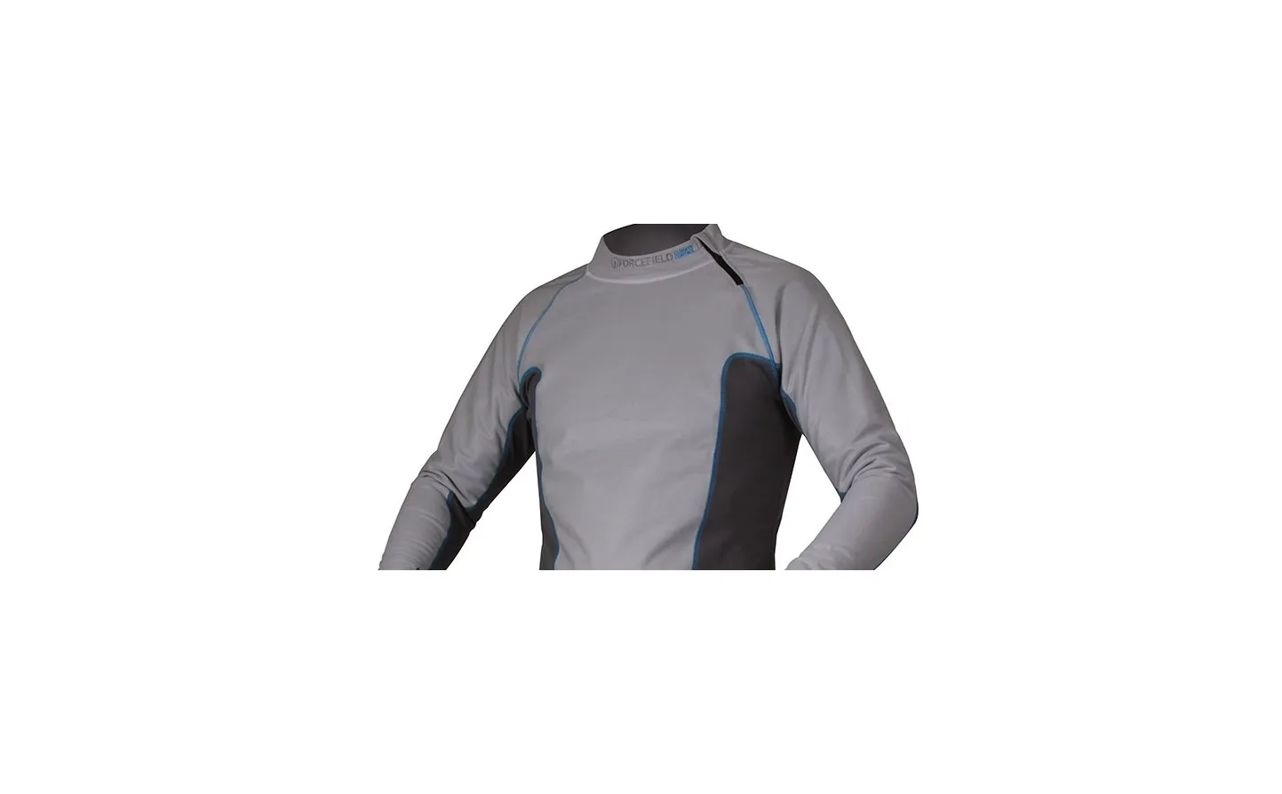 Camiseta Térmica Forcefield Tornado Advance Gris/Azul |FF5021TSH|
