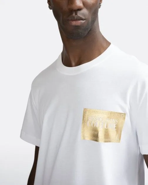 Camiseta Versace Jeans Couture 73GAHG02 Blanco