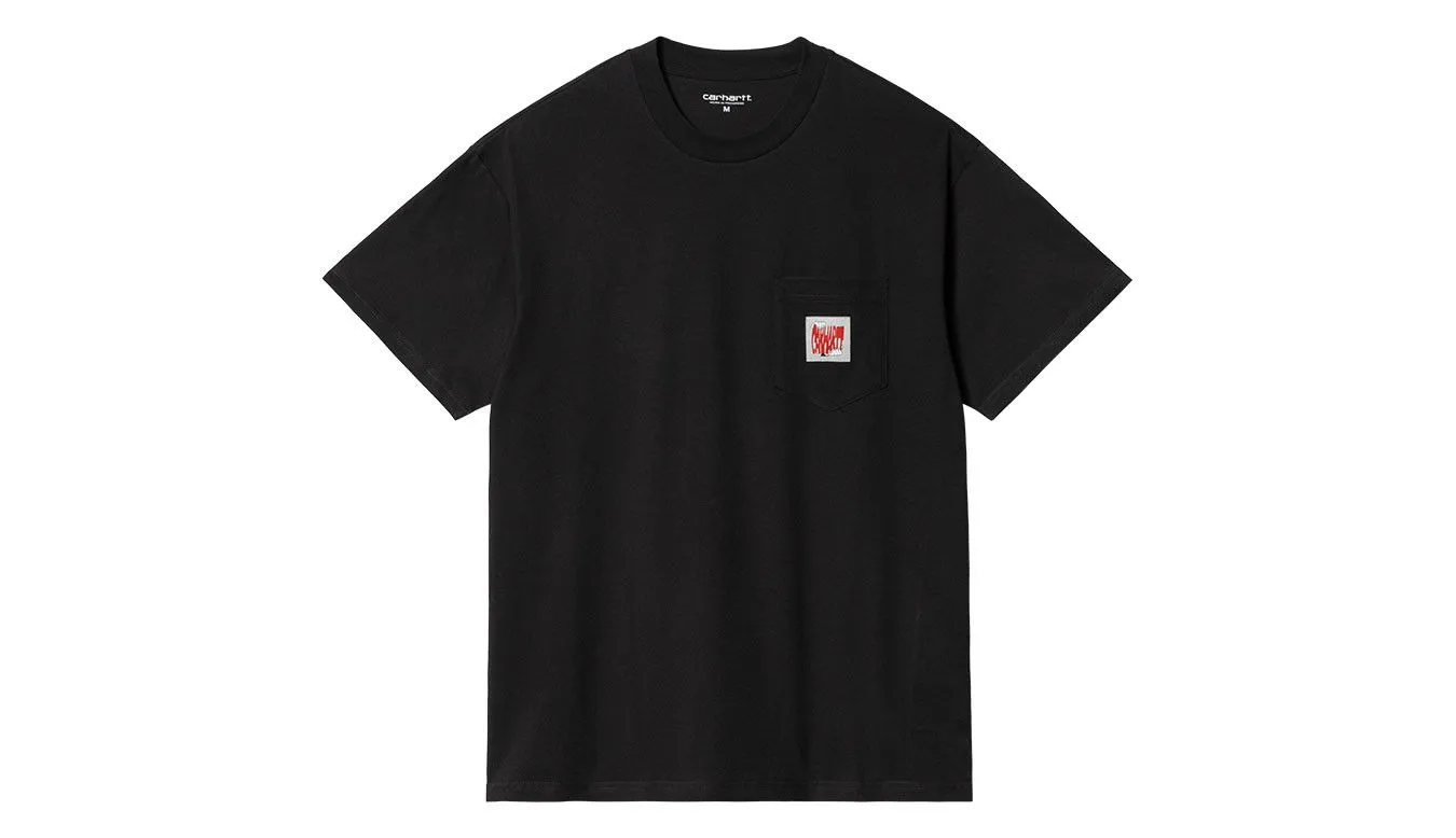 CARHARTT WIP S/S STRETCH POCKET TSHIRT BLACK