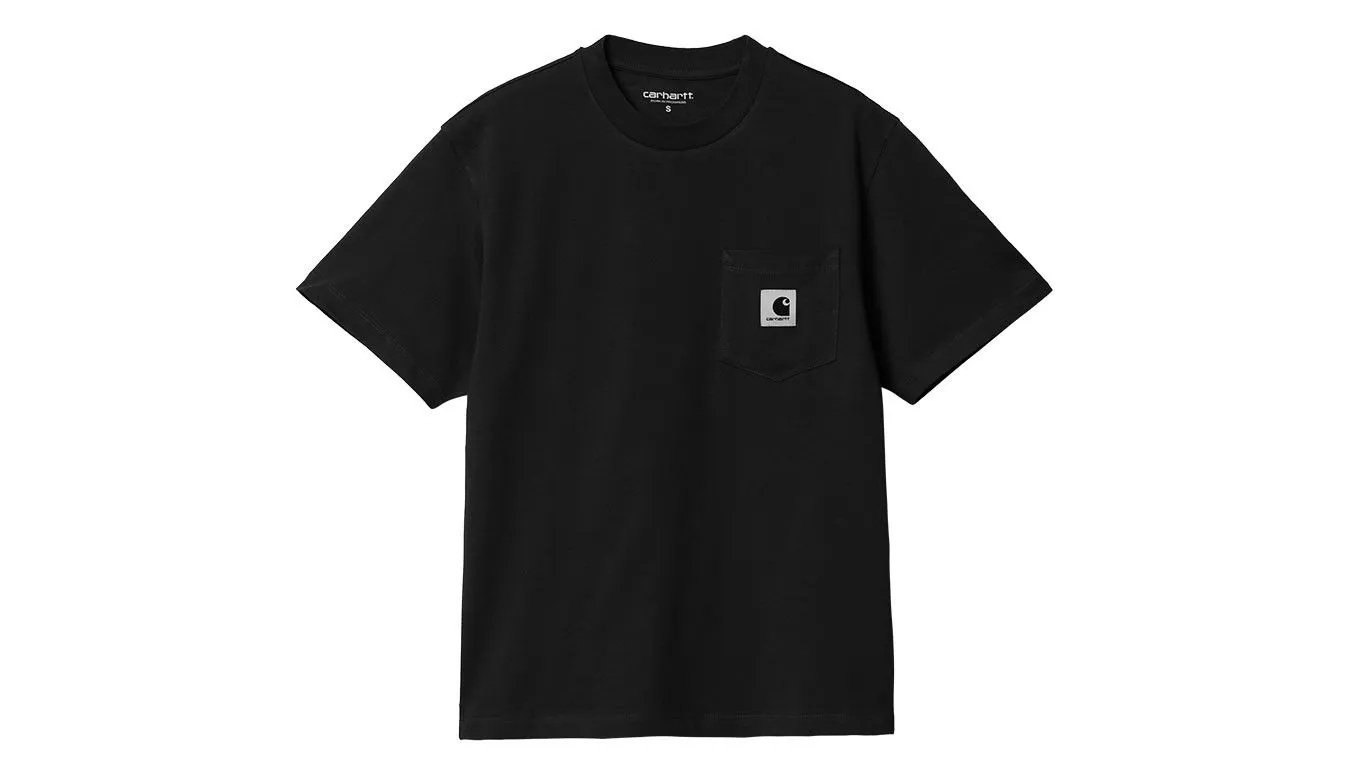CARHARTT WIP W S/S POCKET TSHIRT BLACK