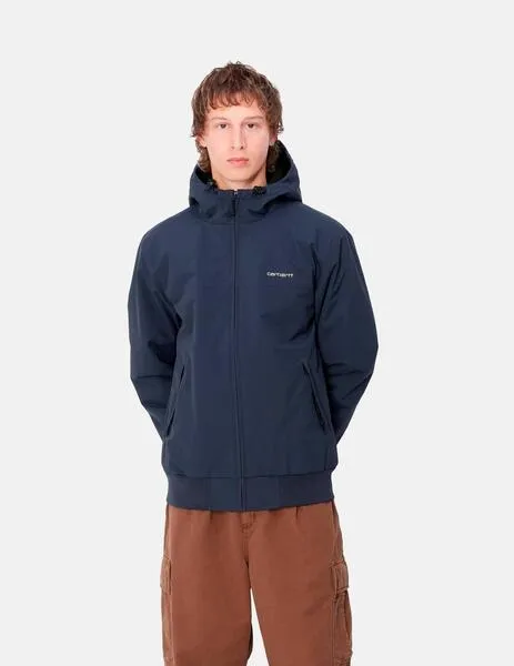 CAZADORA CARHARTT HOODED SAIL   AIR FORCE BLUE / WHITE