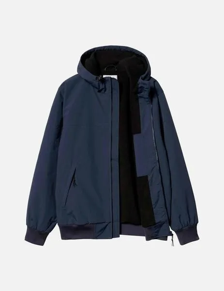 CAZADORA CARHARTT HOODED SAIL   AIR FORCE BLUE / WHITE