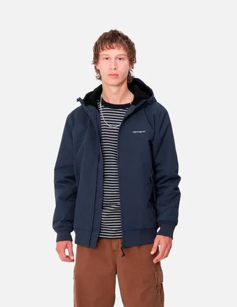 CAZADORA CARHARTT HOODED SAIL   AIR FORCE BLUE / WHITE