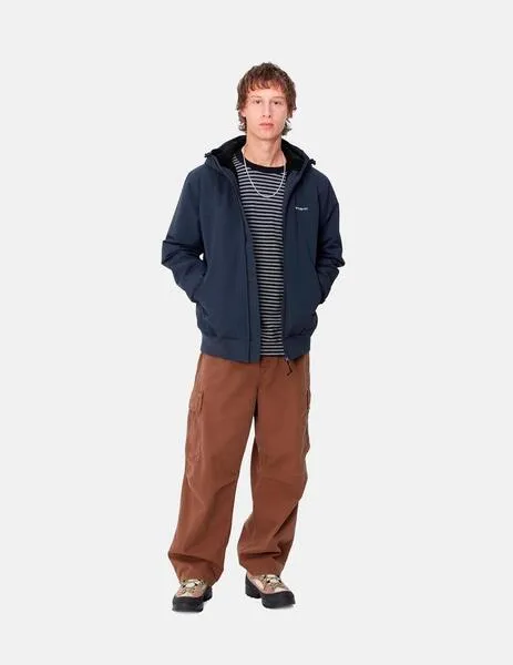 CAZADORA CARHARTT HOODED SAIL   AIR FORCE BLUE / WHITE