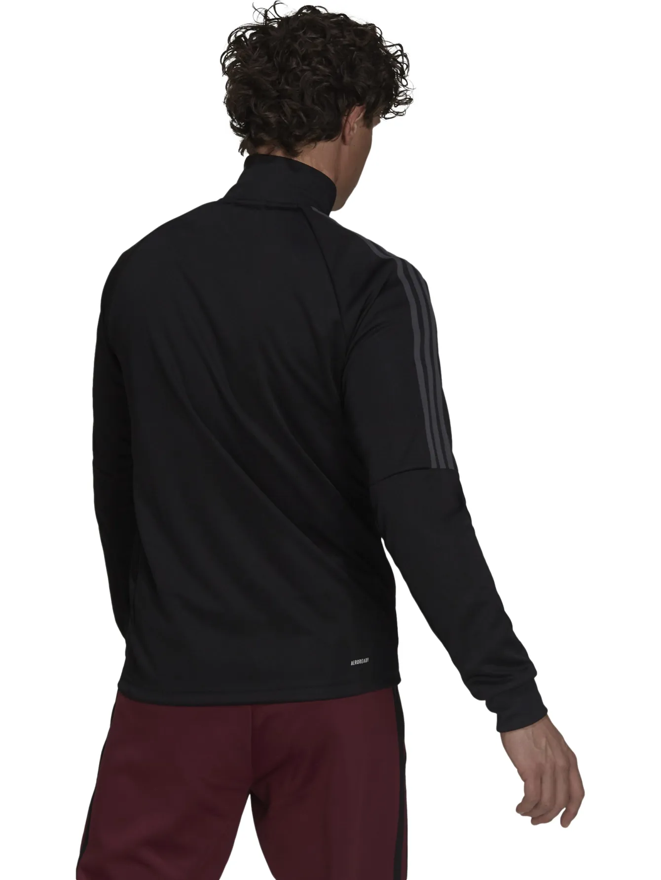Chamarra Adidas Aeroready Negro Para Hombre