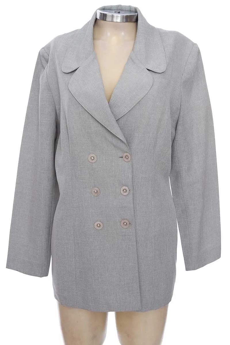 CHAQUETA / ABRIGO COLOR GRIS  ORO