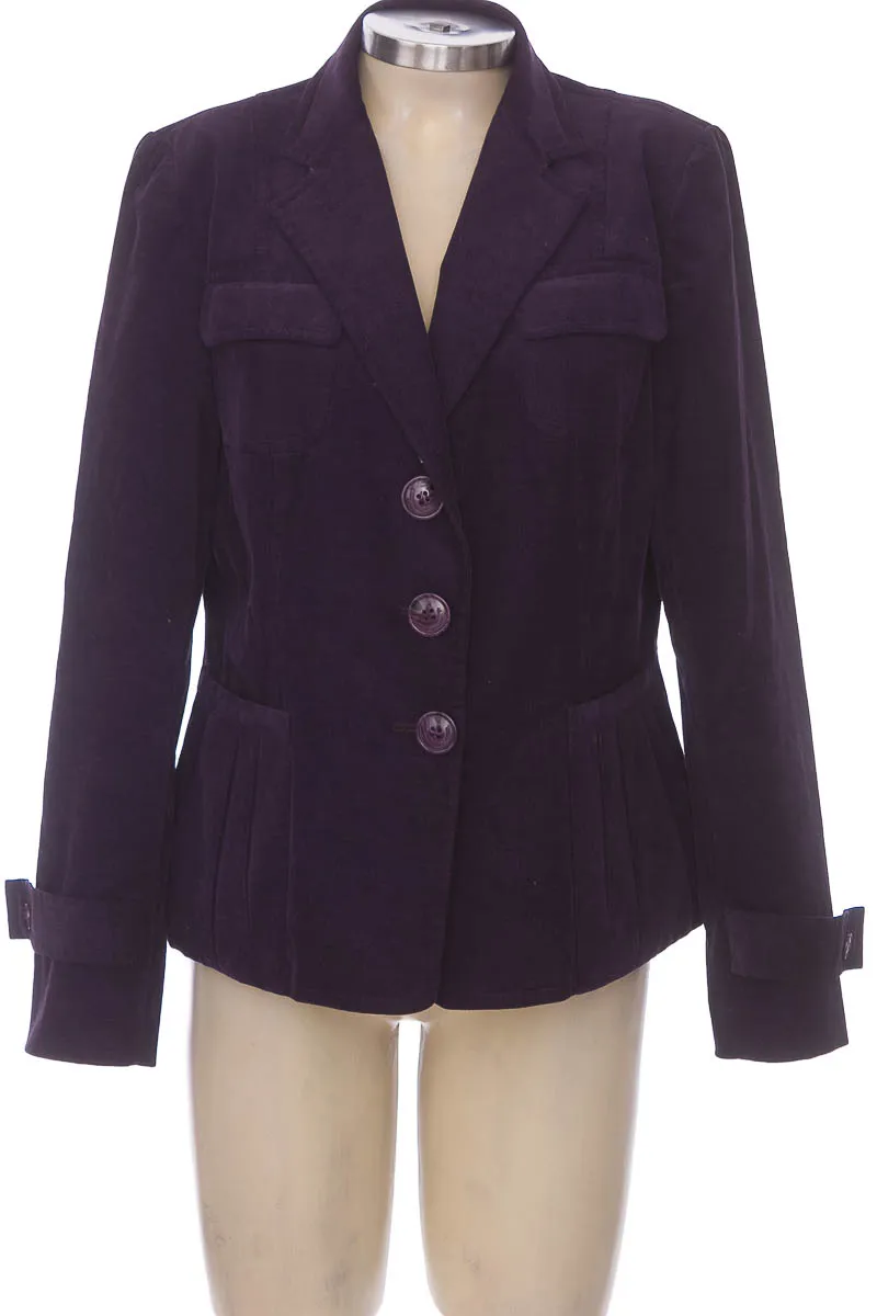 CHAQUETA / ABRIGO COLOR MORADO  SIBARITA