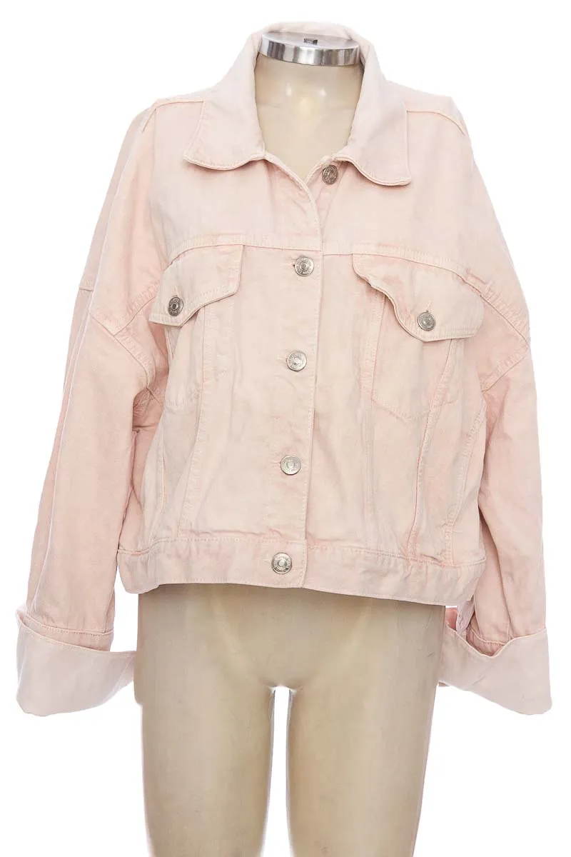CHAQUETA / ABRIGO COLOR ROSADO  ZARA