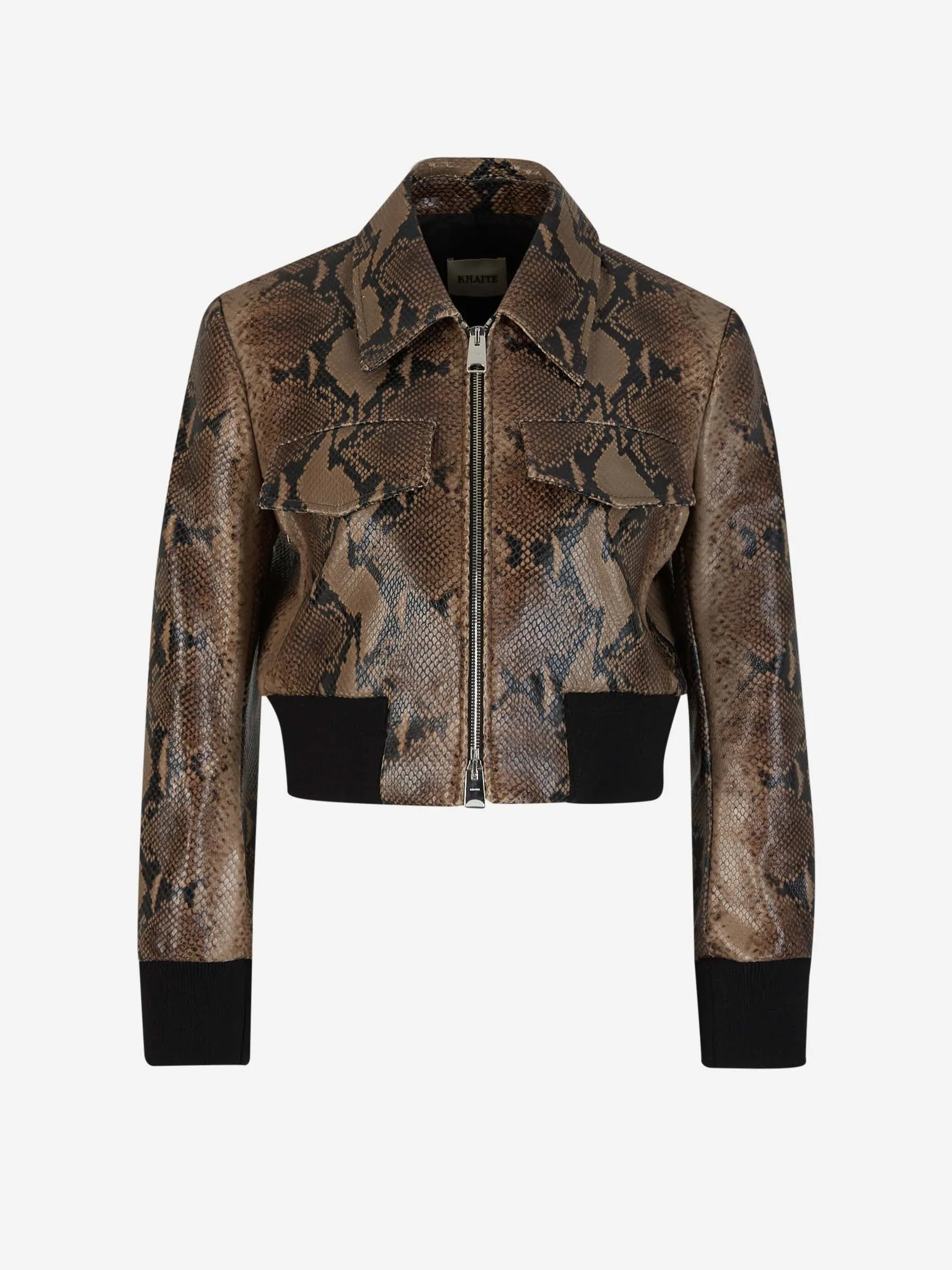 Chaqueta Bomber Piel