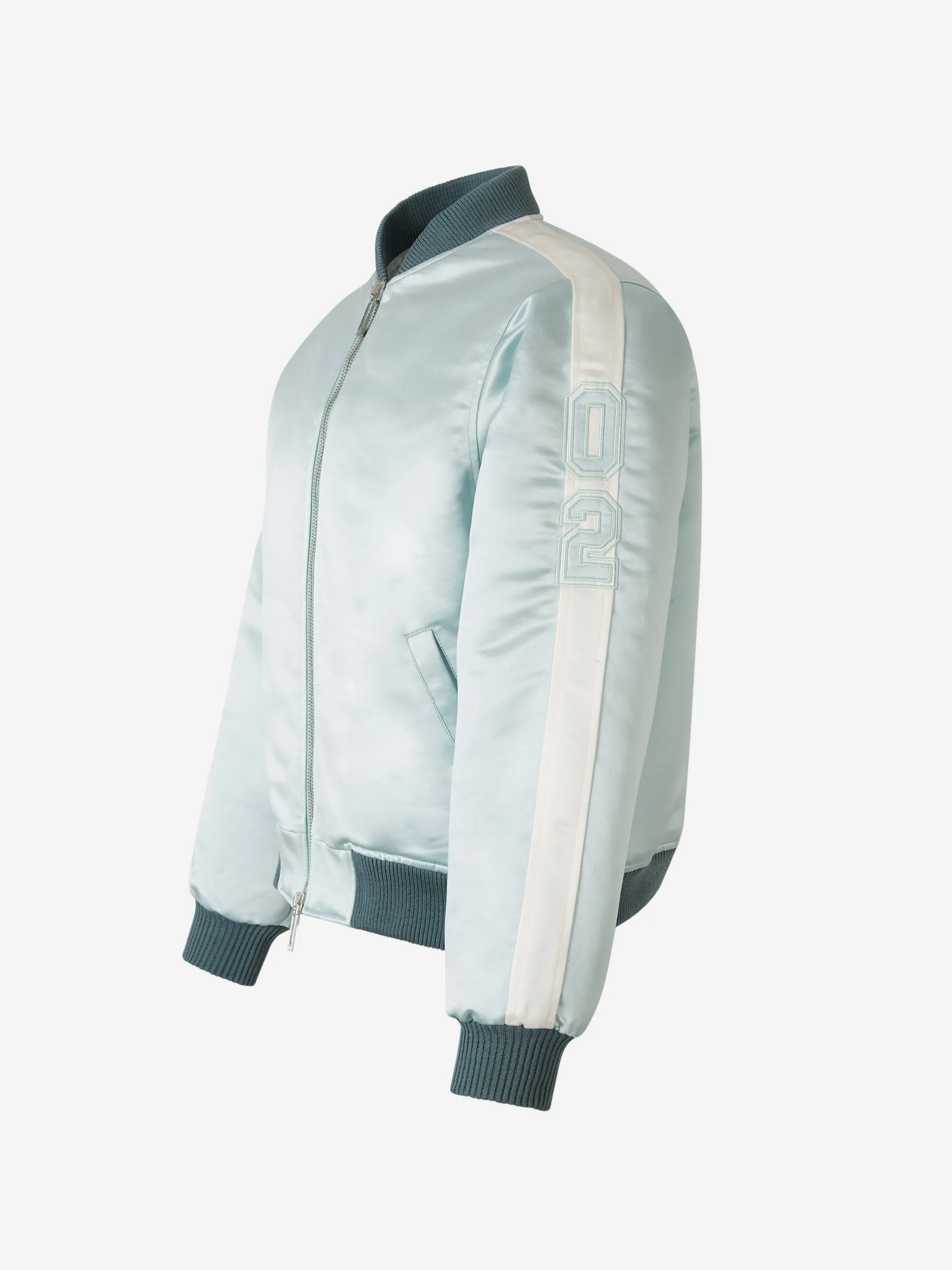 Chaqueta Bomber Satén