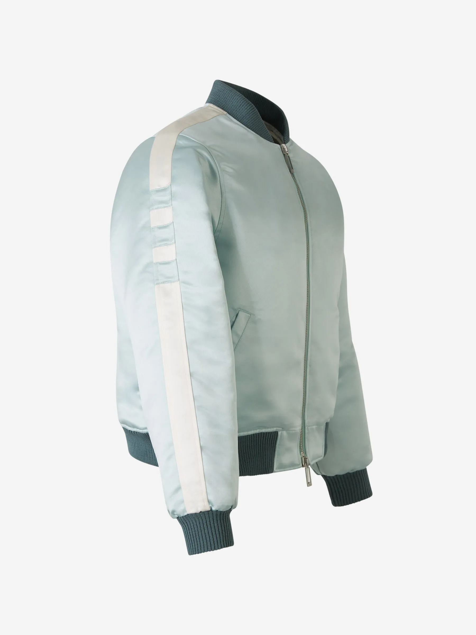 Chaqueta Bomber Satén