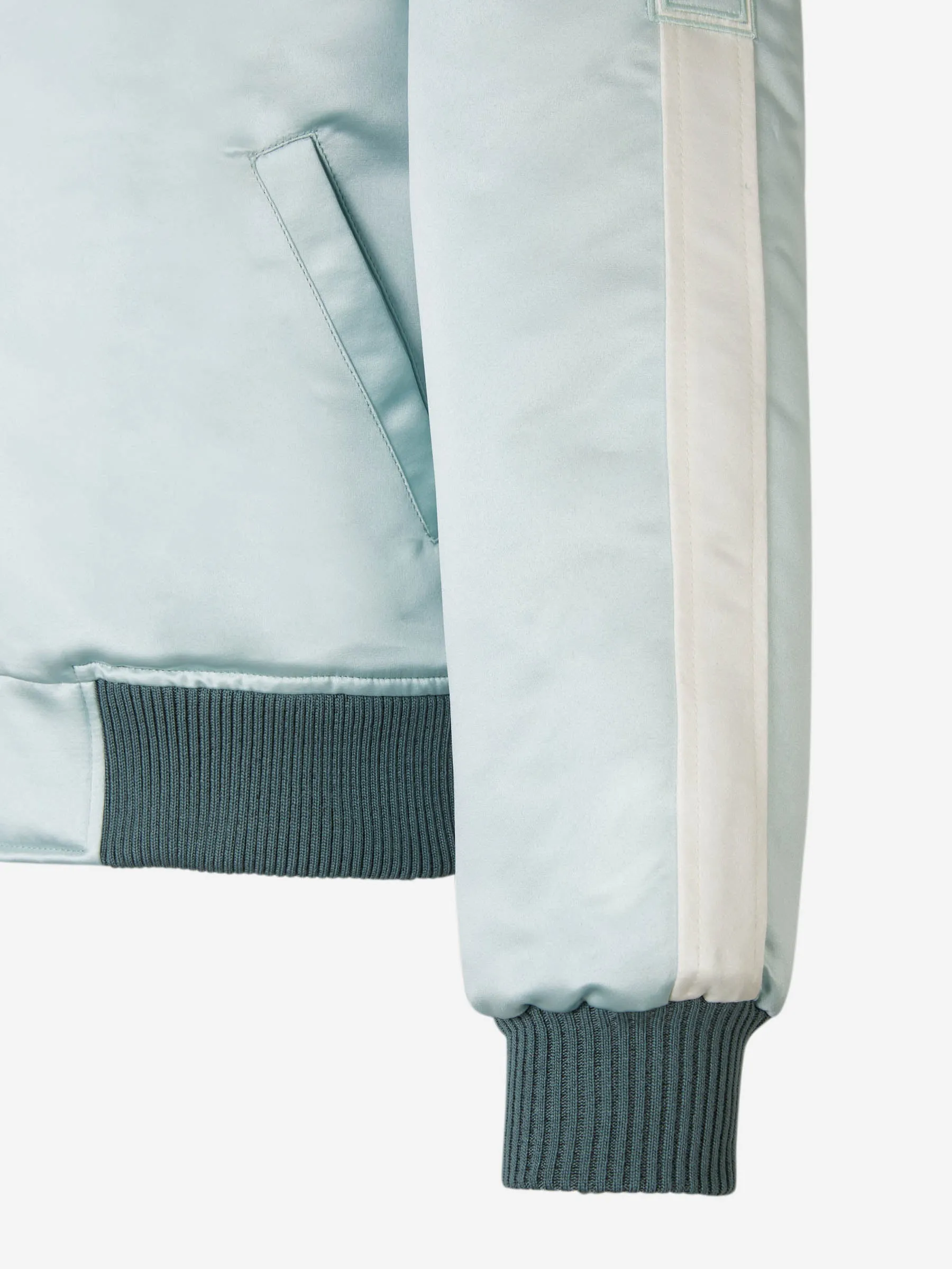 Chaqueta Bomber Satén
