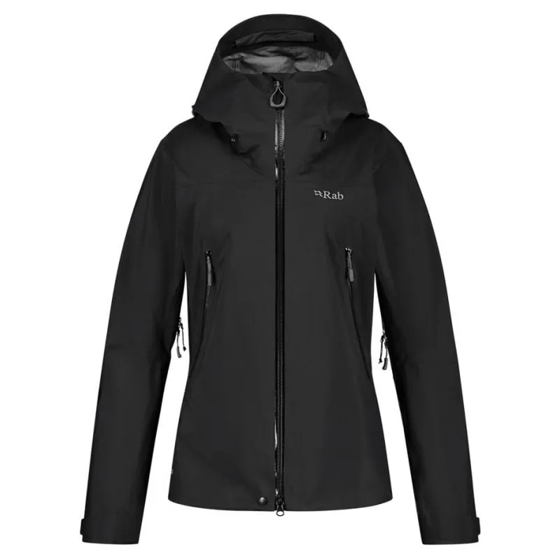 Chaqueta impermeable Rab Kangri Gtx (Negro) mujer
