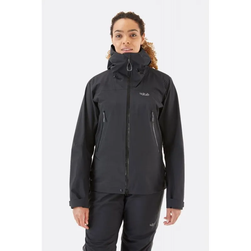 Chaqueta impermeable Rab Kangri Gtx (Negro) mujer
