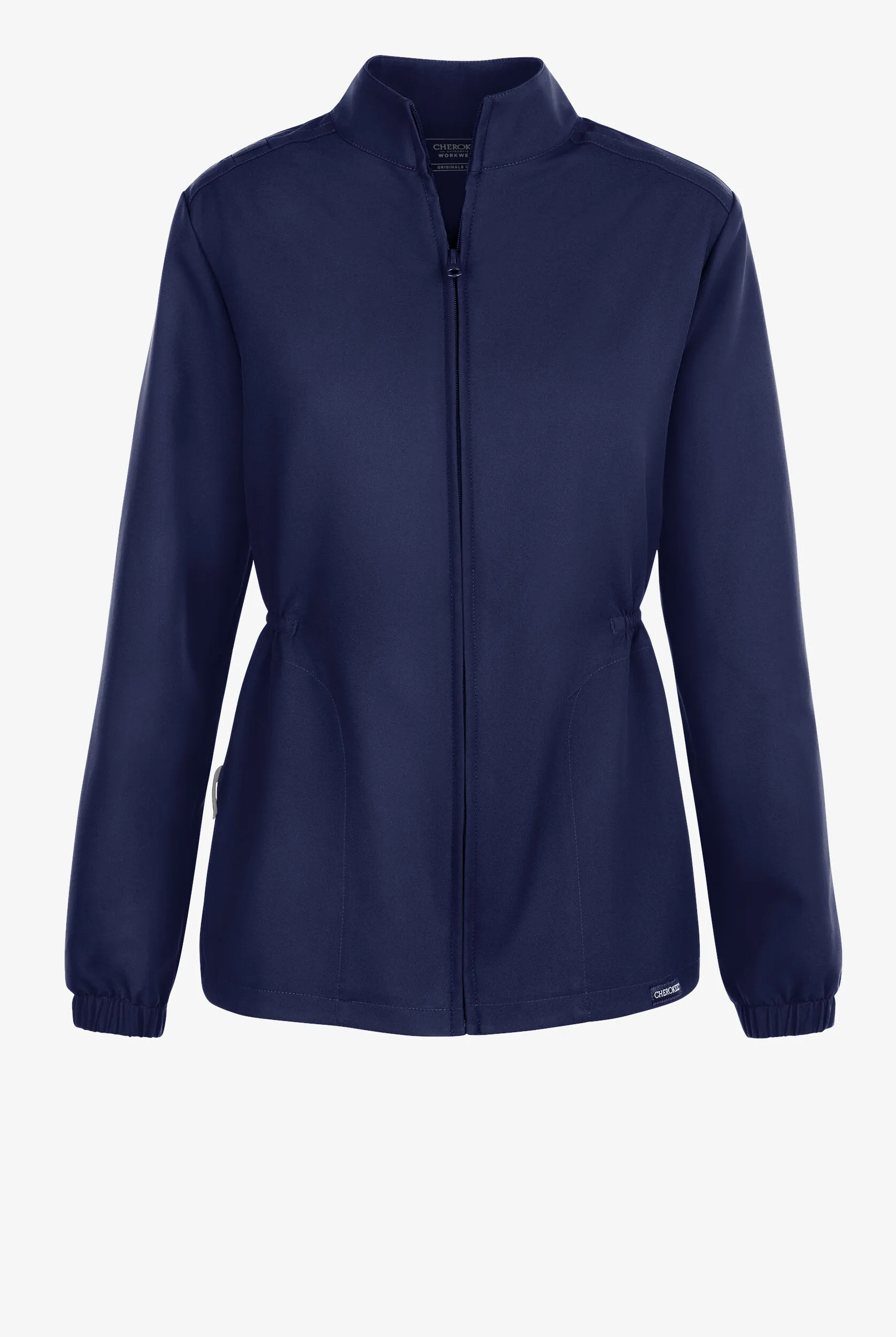 Chaqueta médica Cherokee Workwear Originals Ultra con cremallera y 2 bolsillos para mujer