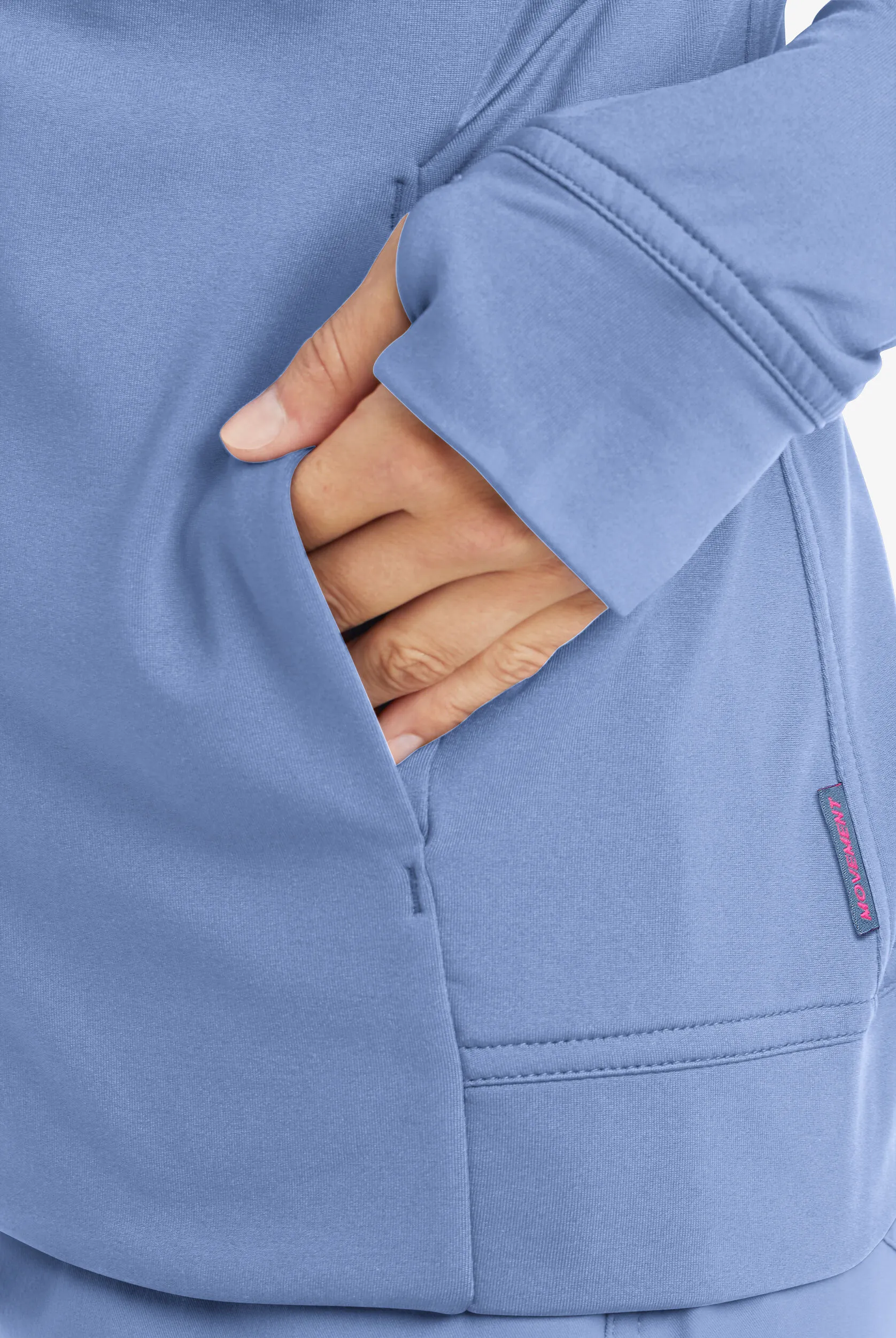 CHAQUETA M&EACUTE;DICA MANGA LARGA MOVEMENT BY BUTTERSOFT ADARA STRETCH CON CREMALLERA Y 3 BOLSILLOS PARA MUJER 