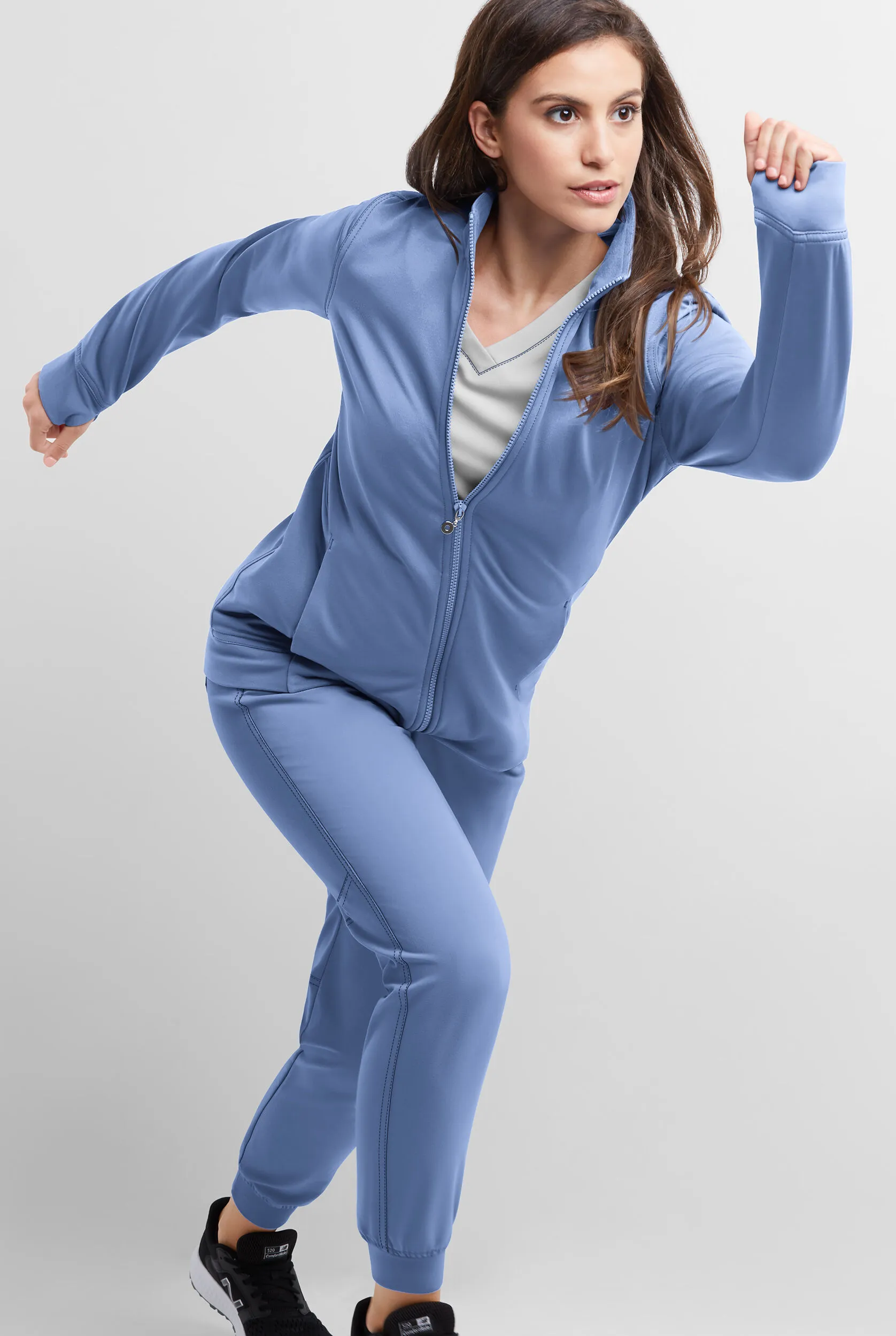 CHAQUETA M&EACUTE;DICA MANGA LARGA MOVEMENT BY BUTTERSOFT ADARA STRETCH CON CREMALLERA Y 3 BOLSILLOS PARA MUJER 