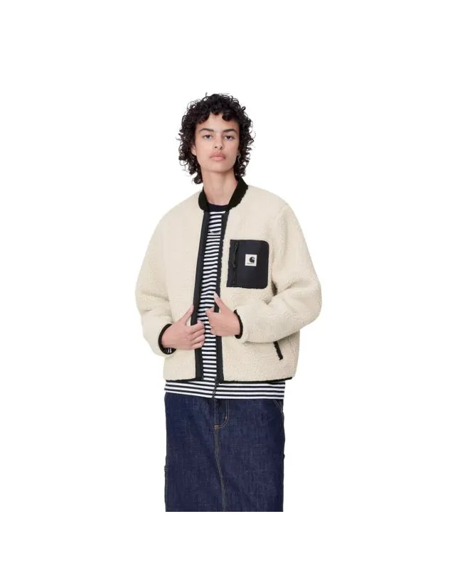 CHAQUETA POLAR CARHARTT WIP W' JANET LINER MOONBEAMBLACK