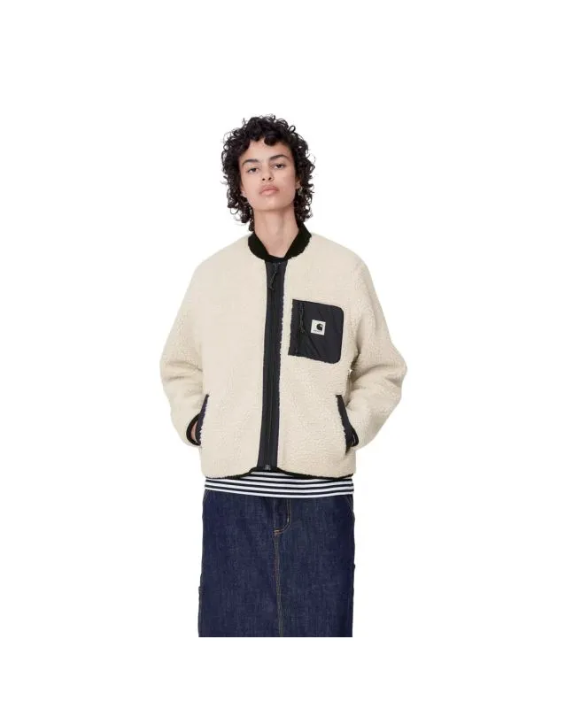 CHAQUETA POLAR CARHARTT WIP W' JANET LINER MOONBEAMBLACK