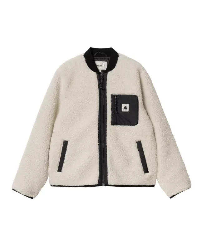 CHAQUETA POLAR CARHARTT WIP W' JANET LINER MOONBEAMBLACK
