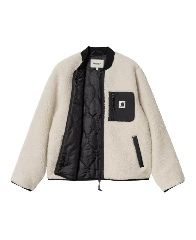 CHAQUETA POLAR CARHARTT WIP W' JANET LINER MOONBEAMBLACK