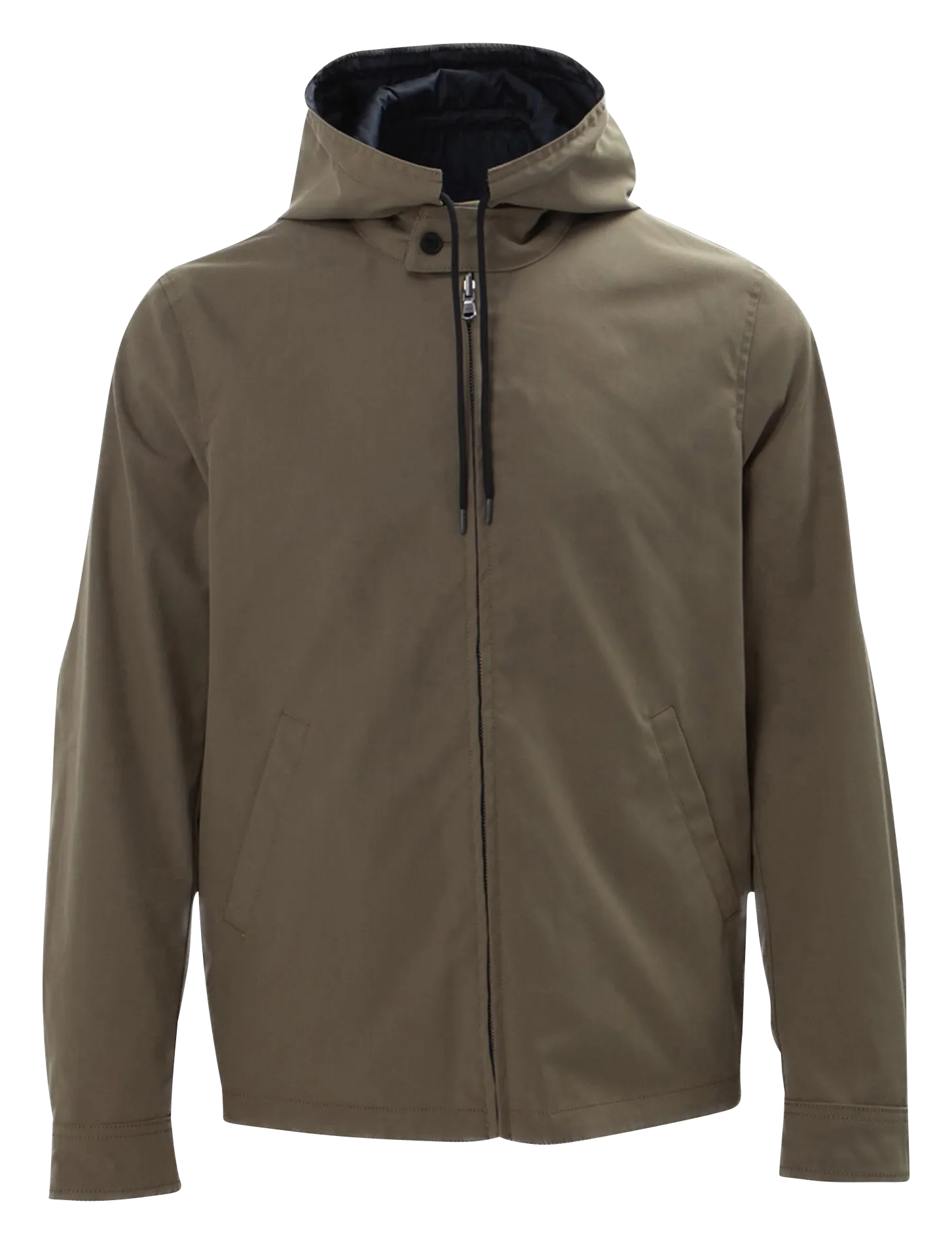 Chaqueta recta reversible en azul