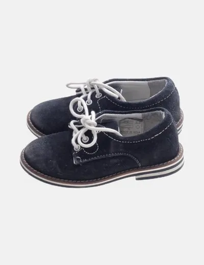 Charlie Zapato azul antelina