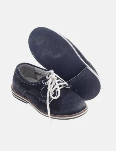 Charlie Zapato azul antelina