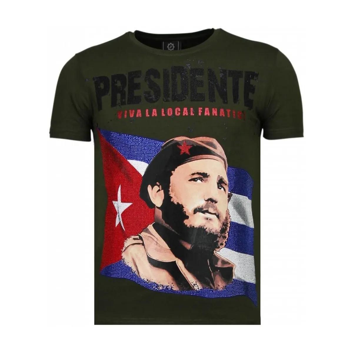 Che Guevara Comandante Rhinestone