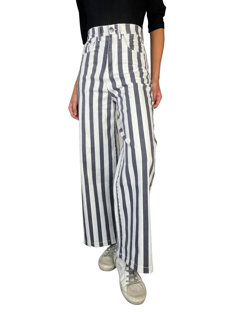 CHER Pantalón Rayas