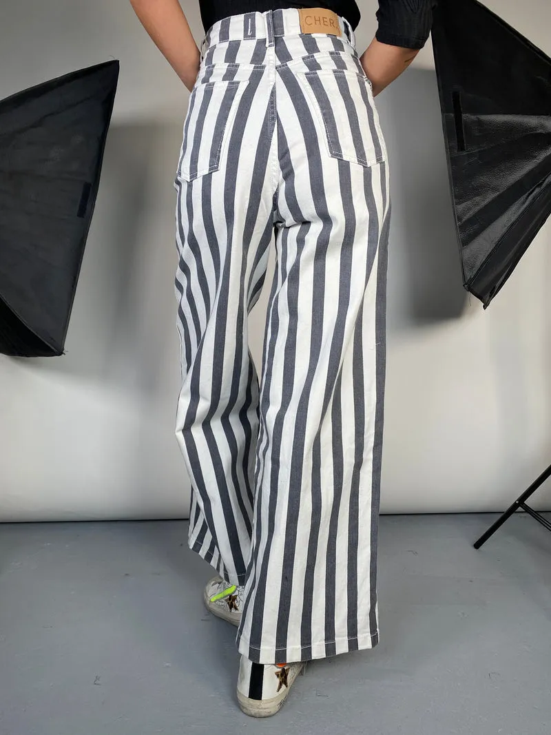 CHER Pantalón Rayas