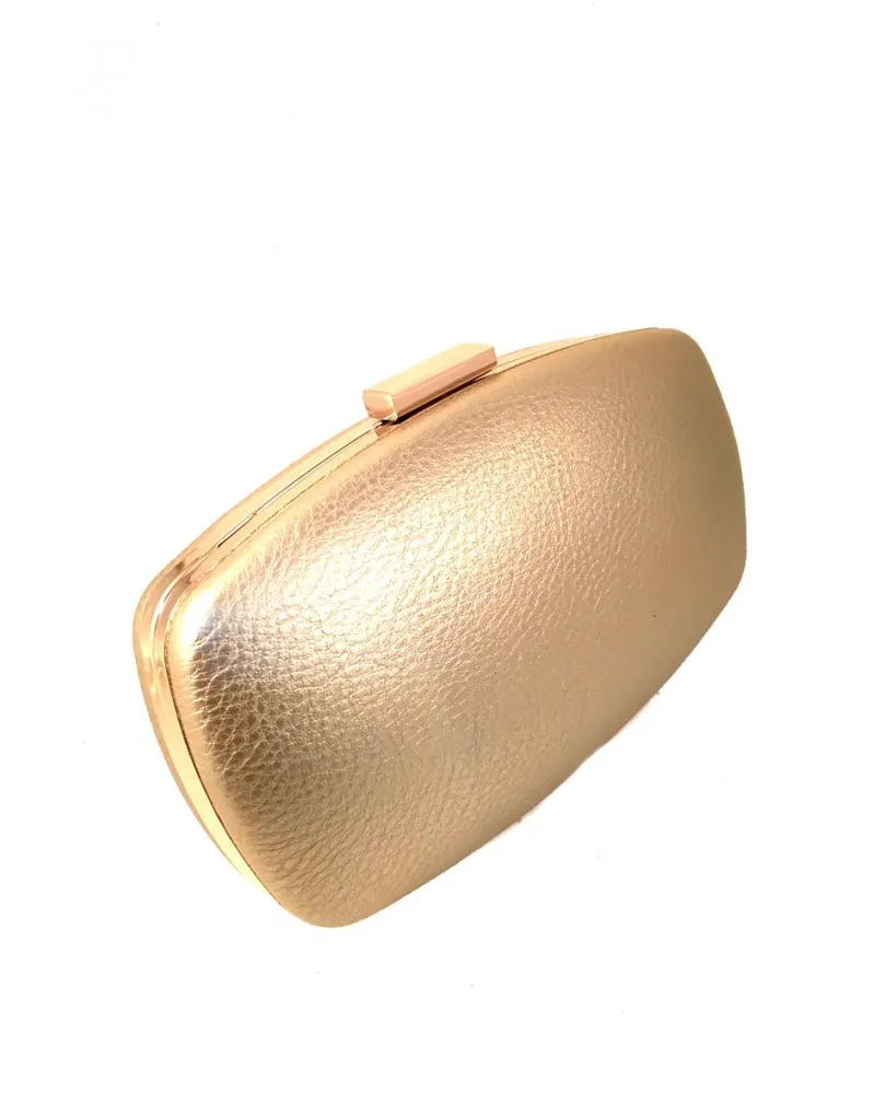 CLUTCH DORADO, EFECTO PIEL EN TEXTIL,  BOLSOS DE FIESTA