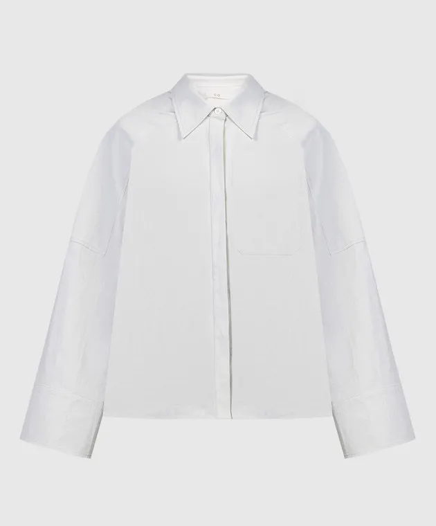 CO Blue linen shirt