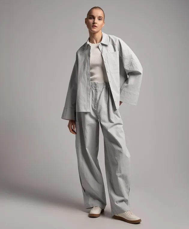 CO Blue linen shirt