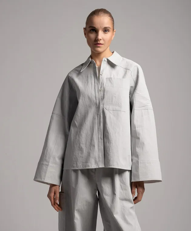 CO Blue linen shirt