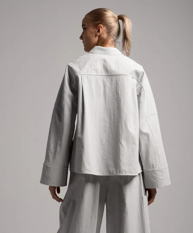 CO Blue linen shirt