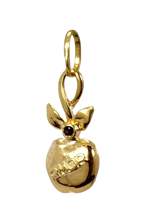 Colgante del amor, oro amarillo de ley. Manzana. 002_8951