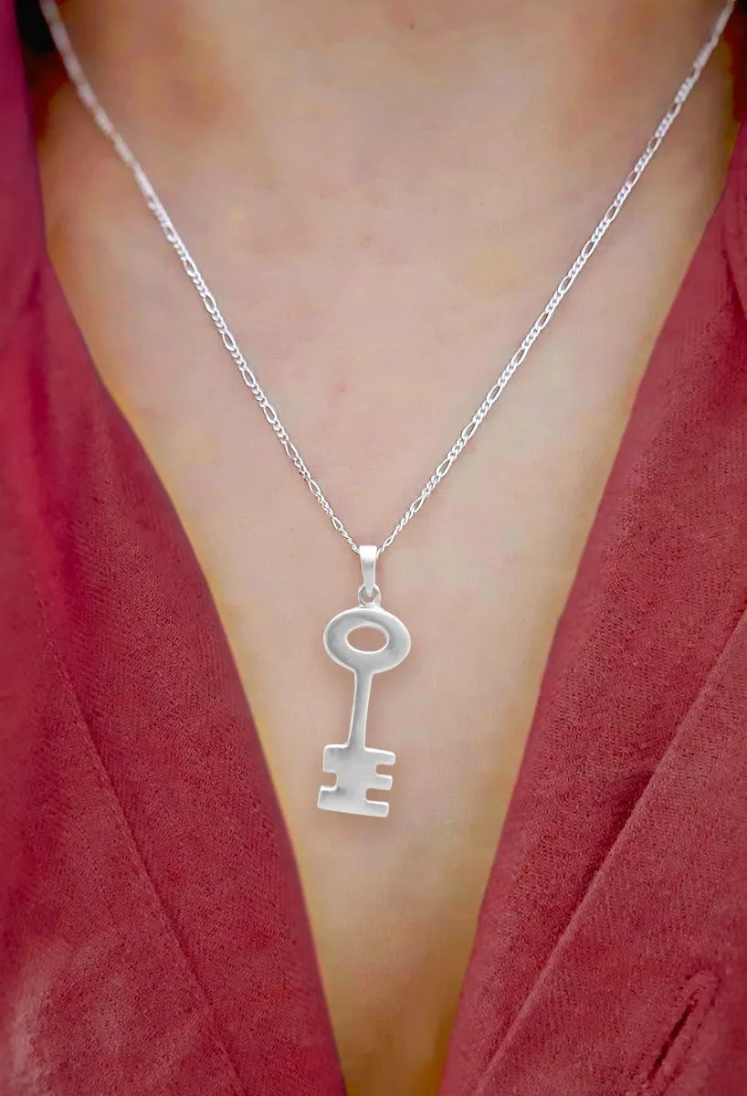COLGANTE PLATA LEY LLAVE DEL AMOR 037_E13034