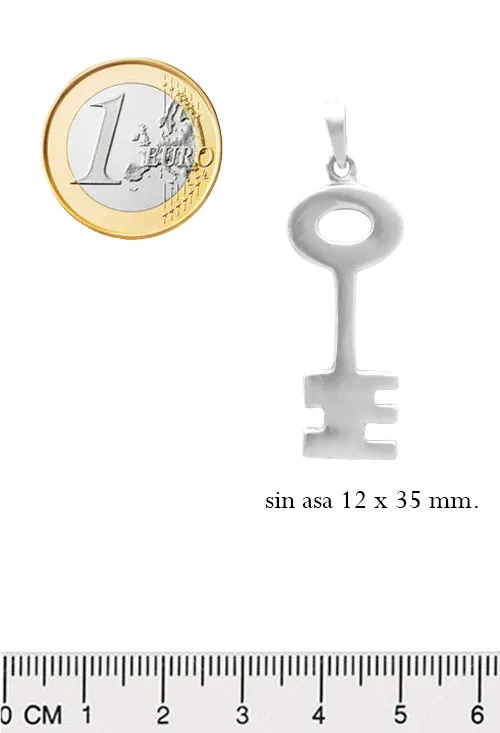 COLGANTE PLATA LEY LLAVE DEL AMOR 037_E13034