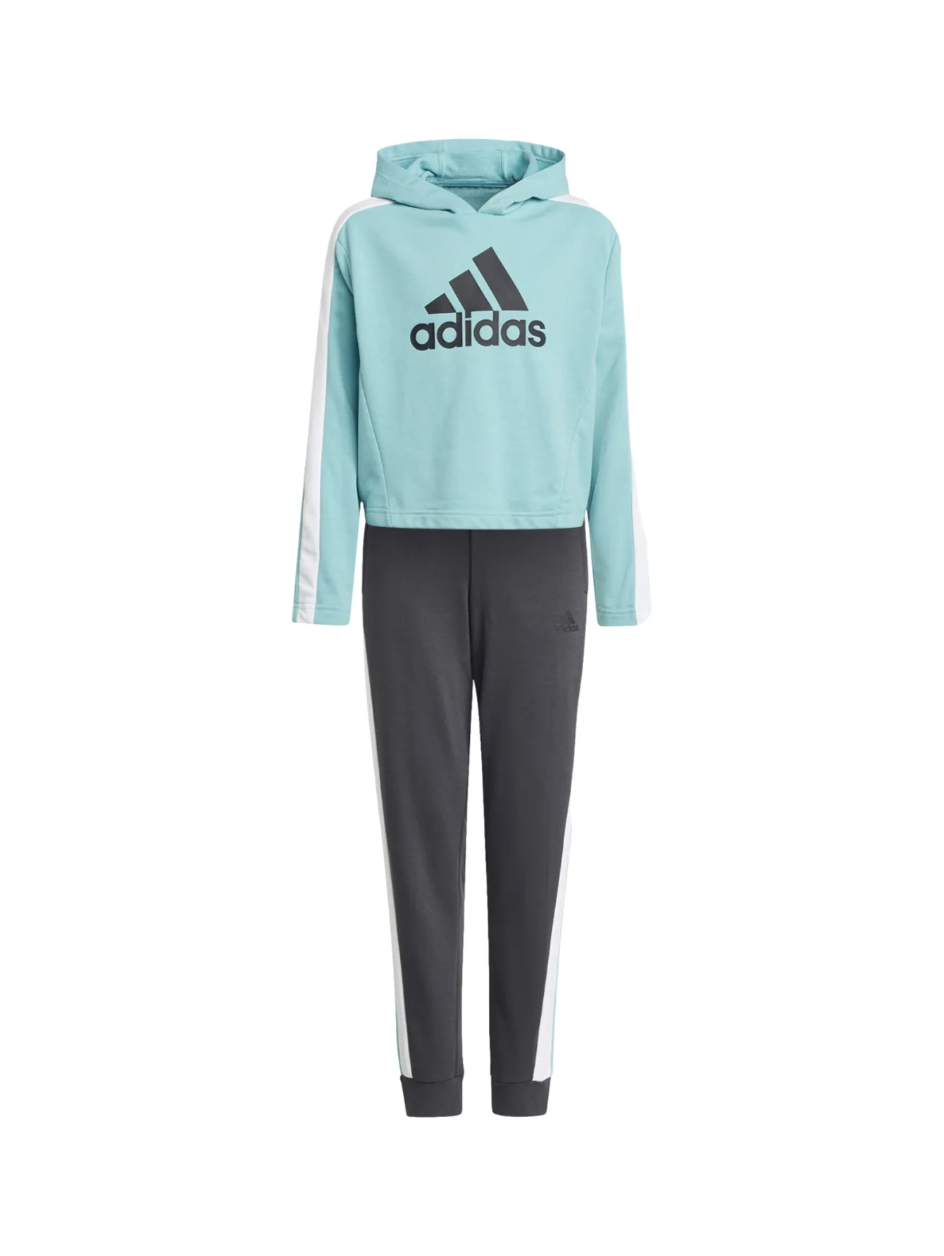 Conjunto Adidas G H00dedcrop Ts Para Niñas