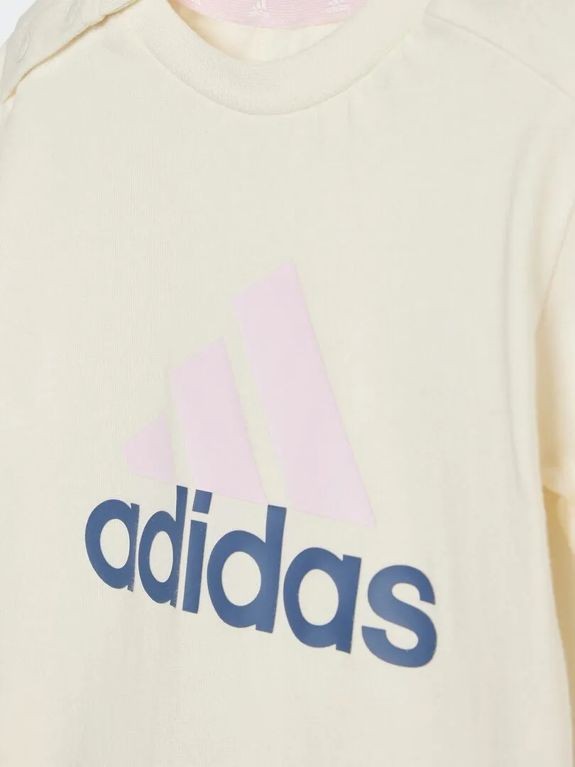 CONJUNTO DE CAMISETA + SHORT 'ADIDAS'  2 PIEZAS  ROSA