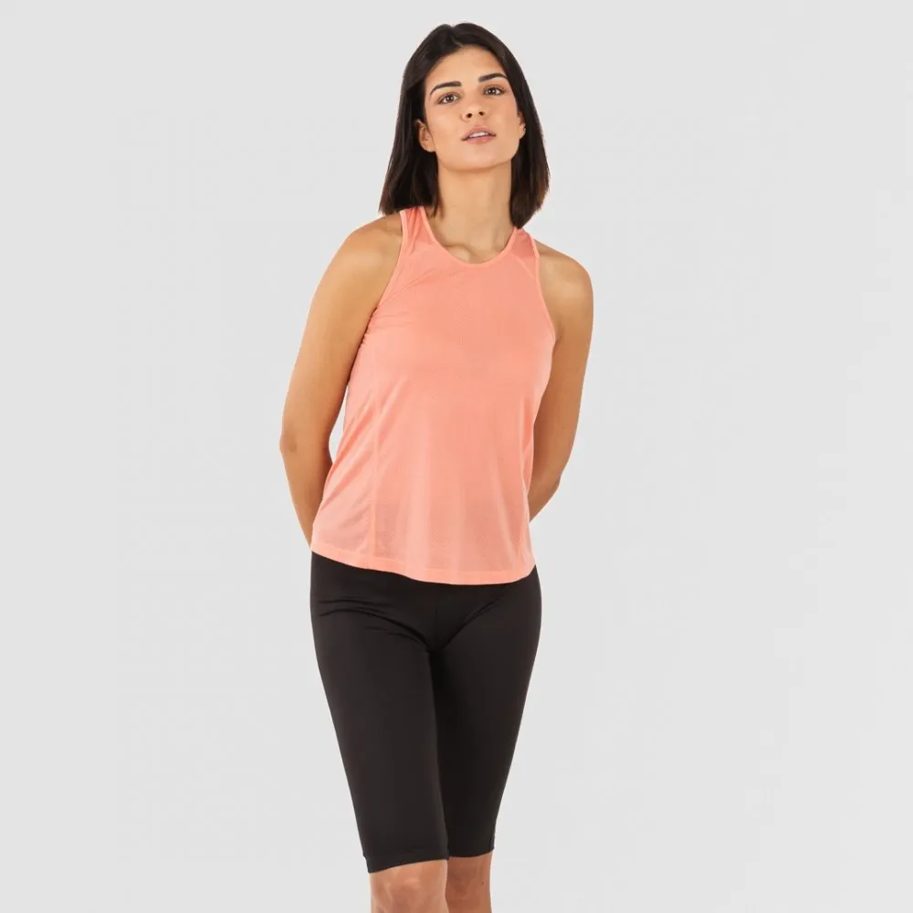 CONJUNTO DEPORTIVO LEGGINGS CORTO MUJER NARANJA  NEGRO
