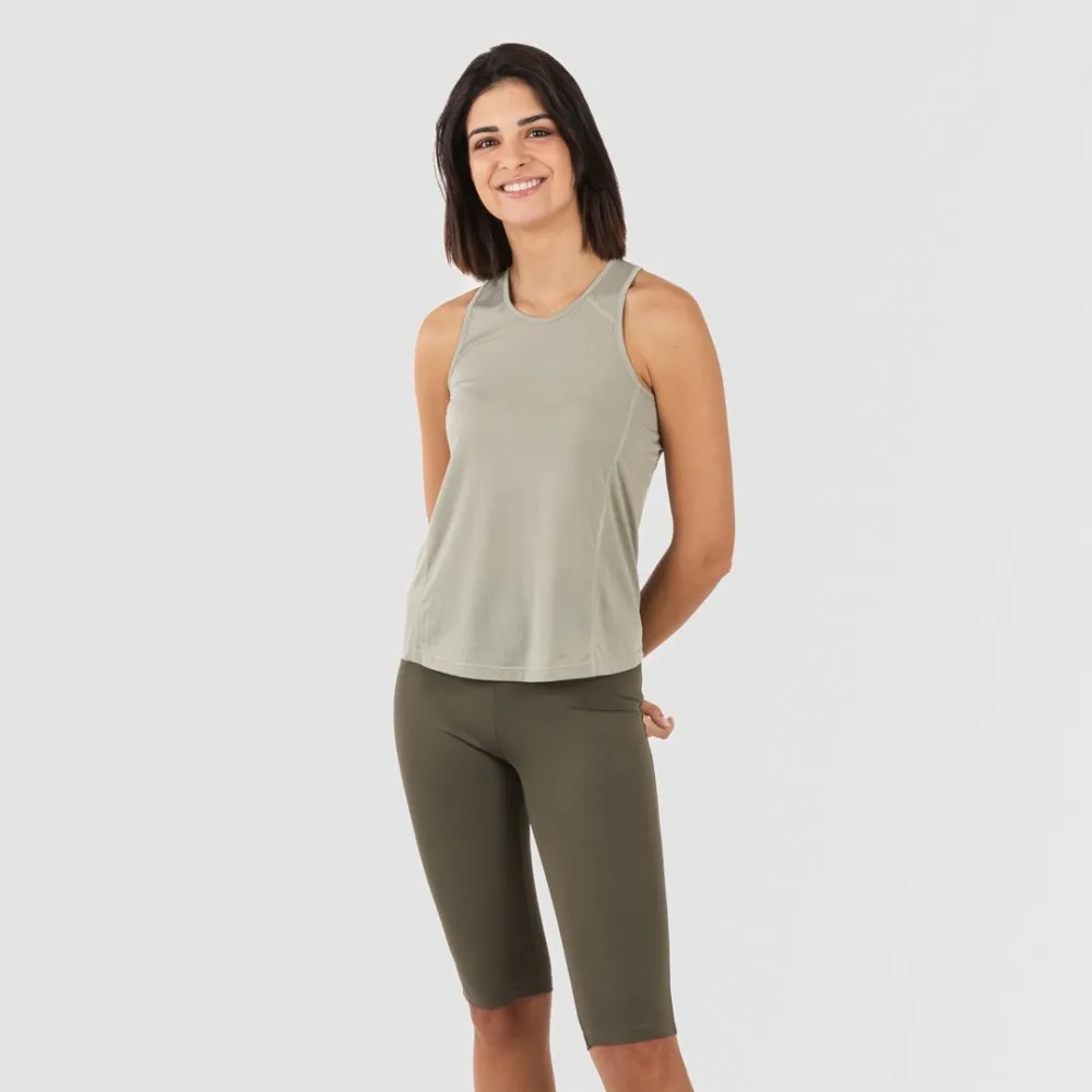 CONJUNTO DEPORTIVO LEGGINGS CORTO MUJER VERDE HOJA  VERDE CACERíA