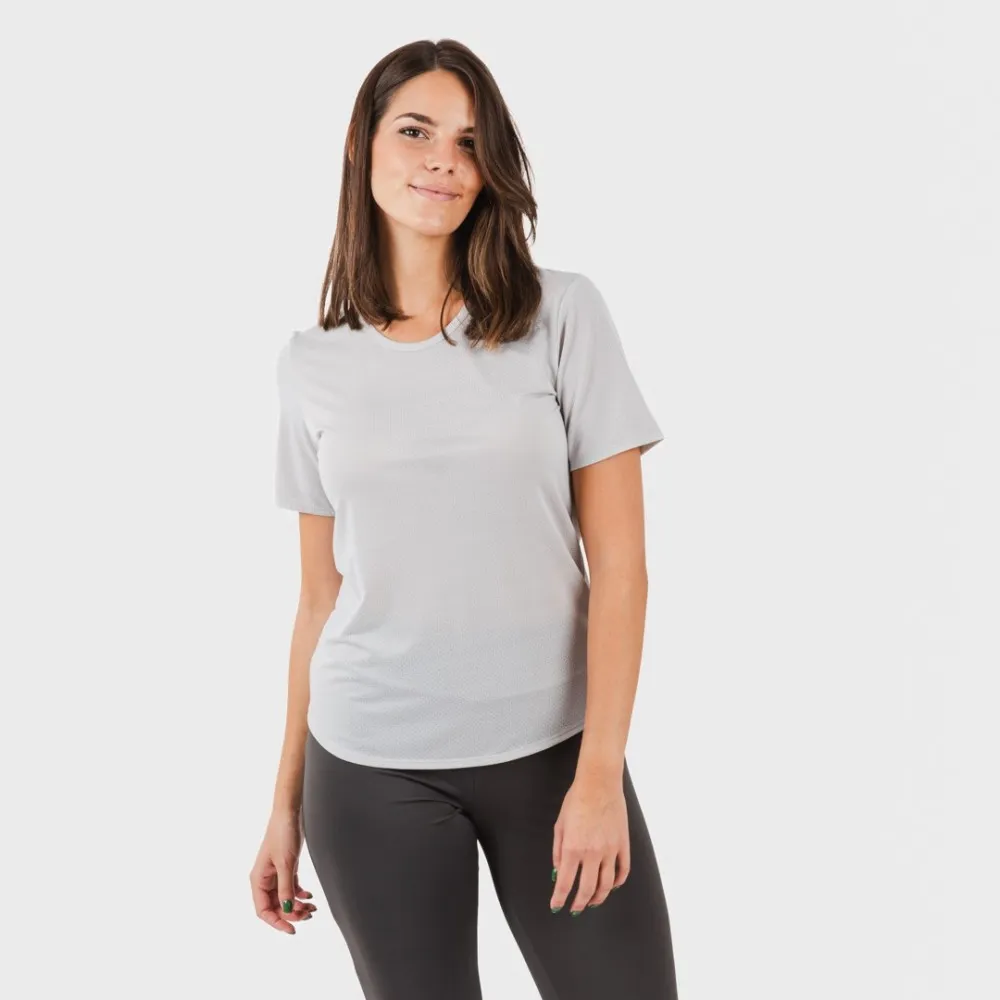 CONJUNTO DEPORTIVO LEGGINGS LARGO MUJER GRIS PERLA  MARENGO